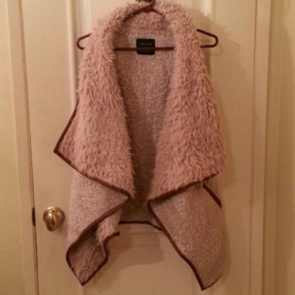 Faux fur vest